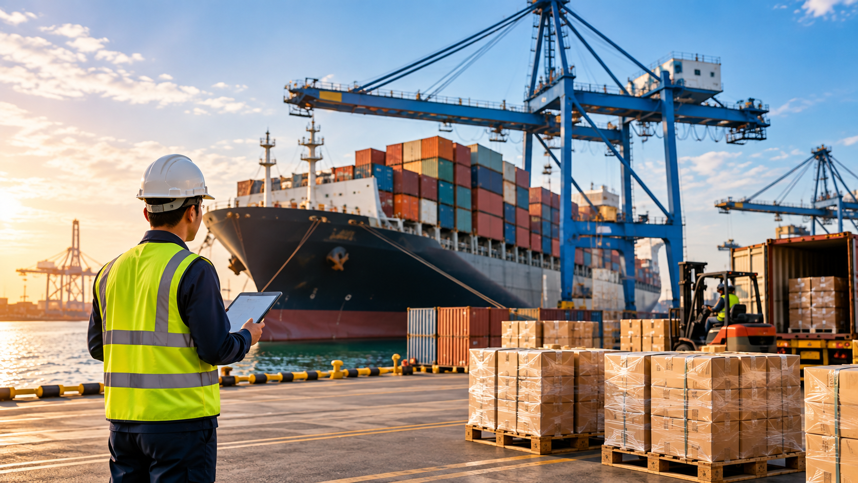International container port operations