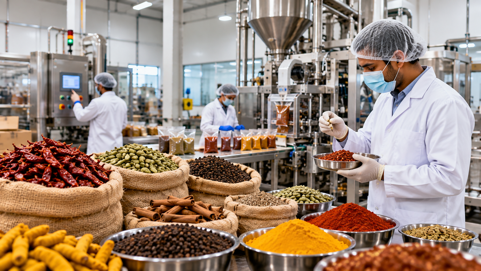 Spice processing and quality control